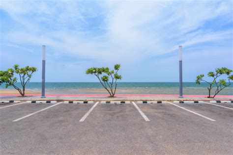 稲毛海岸 駐車場 海風が運ぶ都市の喧騒と静寂の狭間